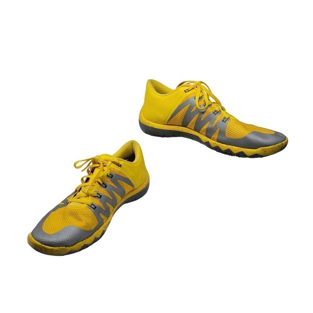 Nike Mens Free‎ 5.0 Tr Size 12 803218-991 Neon Yellow Running Athletic Sneakers